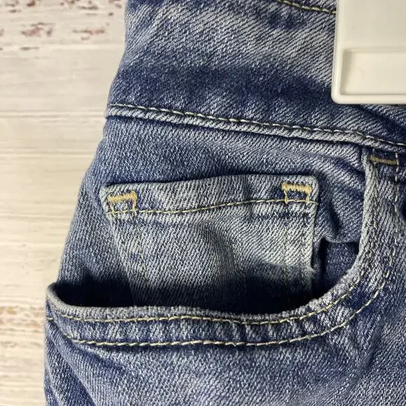 Hollister distressed, high-rise, vintage stretch, mini skirts size 9/29 Y2K - Picture 8 of 15